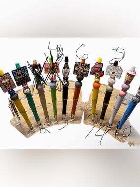 Coffee Beaded Pens (Qty 1)